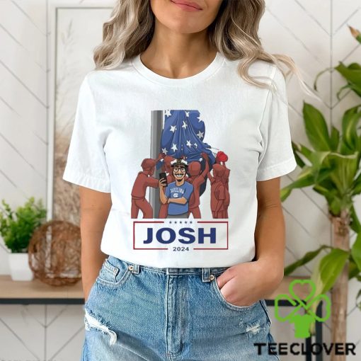 Josh Joshua Block 2024 Patriotic American Frat Boys Flag T Shirt