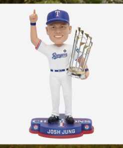 Josh Jung Texas Rangers 2023 World Series Champions Bobblehead Ornament