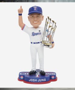 Josh Jung Texas Rangers 2023 World Series Champions Bobblehead Ornament