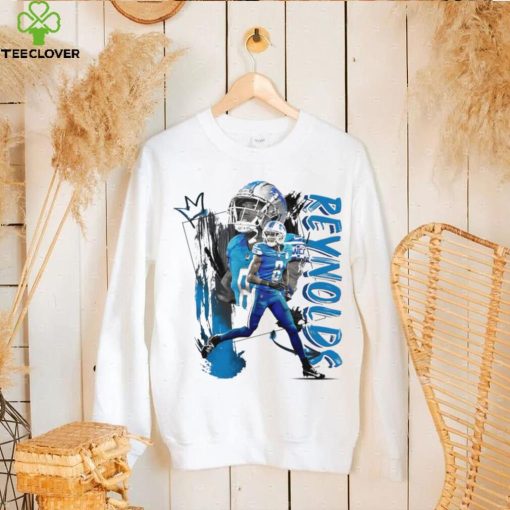 Josh Reynolds number 8 Detroit Lions football player pose gift hoodie, sweater, longsleeve, shirt v-neck, t-shirt