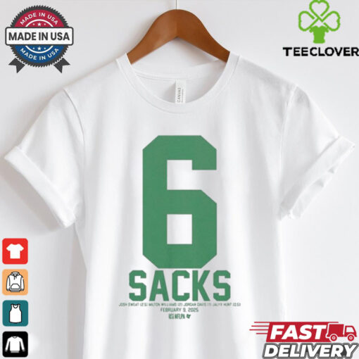 Josh Sweat, Milton Williams, Jordan Davis, And Jalyx Hunt 6 Sacks Philadelphia Eagles Philly T shirts