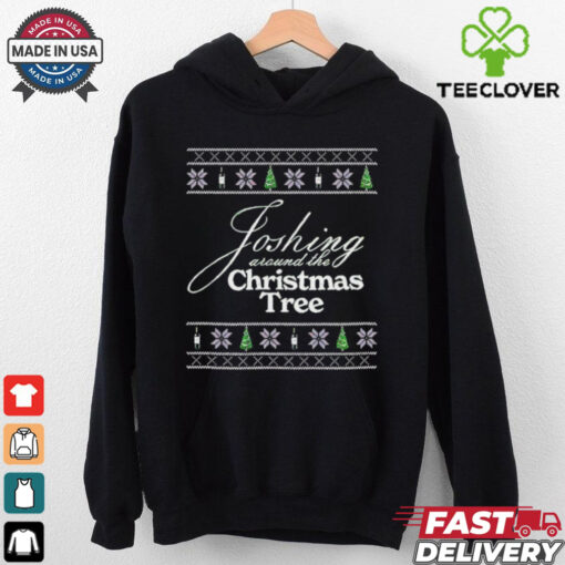 Joshing around the Christmas tree shirt