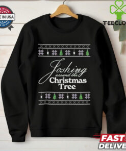 Joshing around the Christmas tree shirt