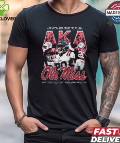 Joshua Aka Ole Miss Rebels Football 90s Retro Signature Graphic t shirt