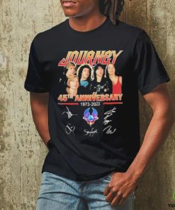 Journey 45th Anniversary 1973 2023 Signatures shirt