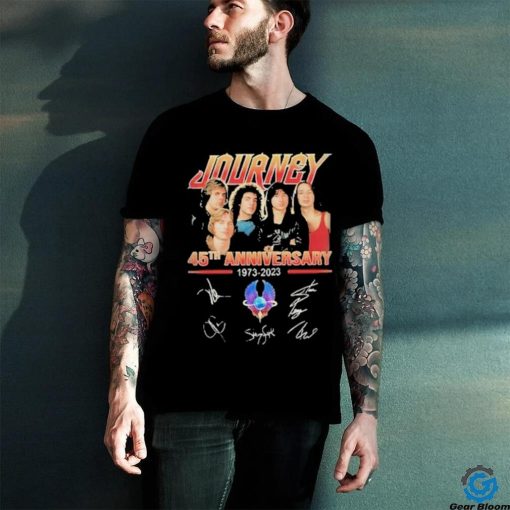 Journey 45th Anniversary 1973 2023 Signatures shirt