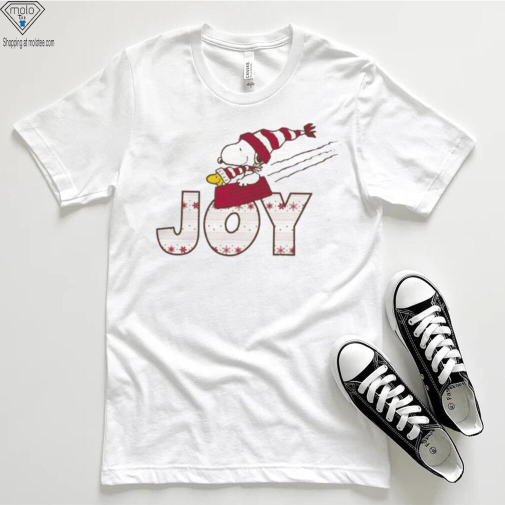 Joy Sled Ride Peanuts Snoopy & Woodstock Shirt Joy Sled Ride Peanuts Snoopy & Woodstock Shirt