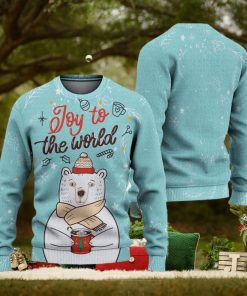 Joy To The World Ugly Christmas Sweater Knitted Gift For Men And Women
