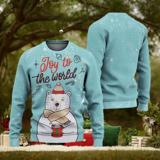 Joy To The World Ugly Christmas Sweater Knitted Gift For Men And Women