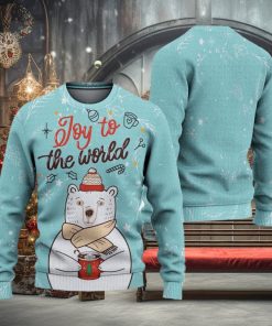 Joy To The World Ugly Christmas Sweater Knitted Gift For Men And Women