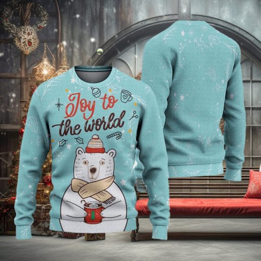 Joy To The World Ugly Christmas Sweater Knitted Gift For Men And Women