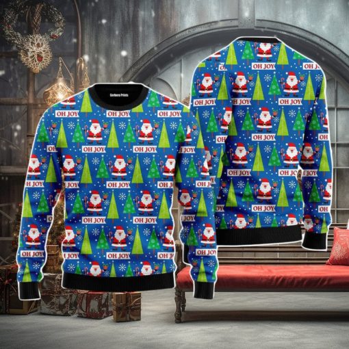 Joyful Holiday Santa Claus Christmas Unisex Ugly Sweater