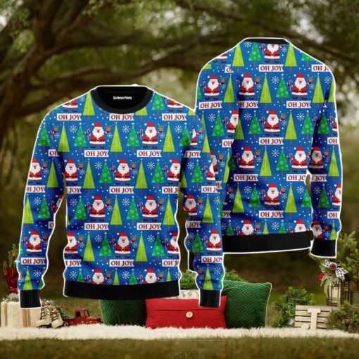 Joyful Holiday Santa Claus Christmas Unisex Ugly Sweater