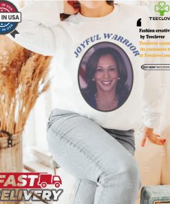 Joyful Warrior Kamala Harris Madam President Harris Walz Democrat President #47 T shirt