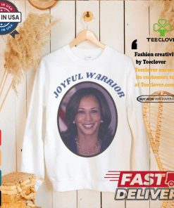 Joyful Warrior Kamala Harris Madam President Harris Walz Democrat President #47 T shirt