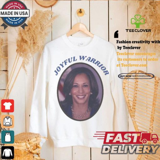 Joyful Warrior Kamala Harris Madam President Harris Walz Democrat President #47 T shirt