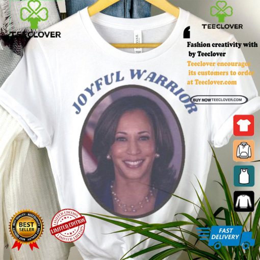 Joyful Warrior Kamala Harris Madam President Harris Walz Democrat President #47 T shirt