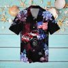 Washington Football Team Stripes and Skull Danger Hawaiian Shirt