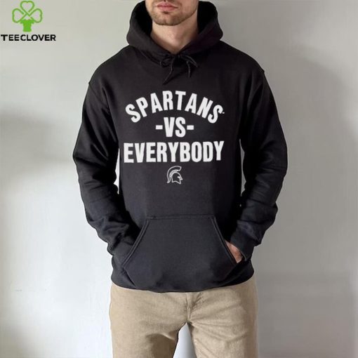 Jr wearing spartans vs everybody hoodie, sweater, longsleeve, shirt v-neck, t-shirt