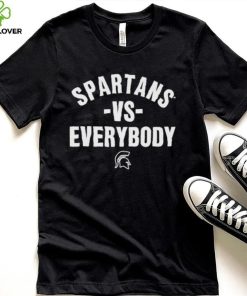 Jr wearing spartans vs everybody hoodie, sweater, longsleeve, shirt v-neck, t-shirt