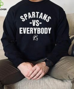 Jr wearing spartans vs everybody hoodie, sweater, longsleeve, shirt v-neck, t-shirt