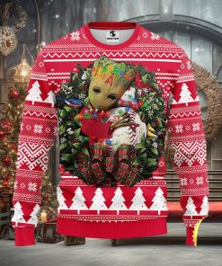 NFL Los Angeles Angels Groot Hug Christmas Ugly Sweater