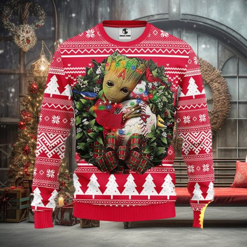 NFL Los Angeles Angels Groot Hug Christmas Ugly Sweater