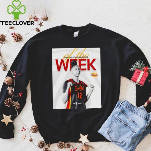 JuJu Watkins Pac 12 Freshman of the Week poster shirt