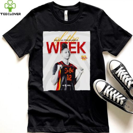 JuJu Watkins Pac 12 Freshman of the Week poster shirt