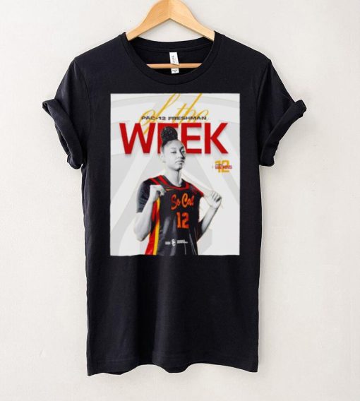 JuJu Watkins Pac 12 Freshman of the Week poster shirt
