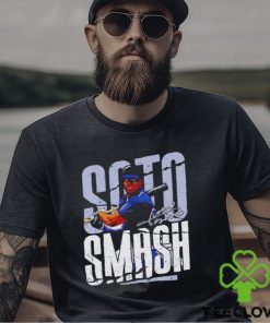 Juan Soto New York Y Soto Smash WHT Baseball Shirt 2 Juan Soto New York Y Soto Smash WHT Baseball Shirt