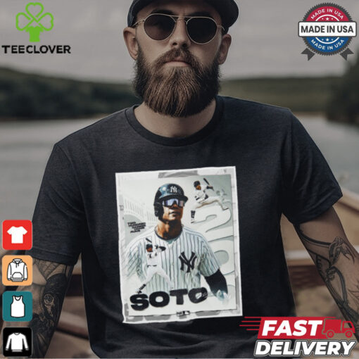 Juan Soto New York Yankees MLB Two Hundred Career Home Runs Signature Poster t shirt