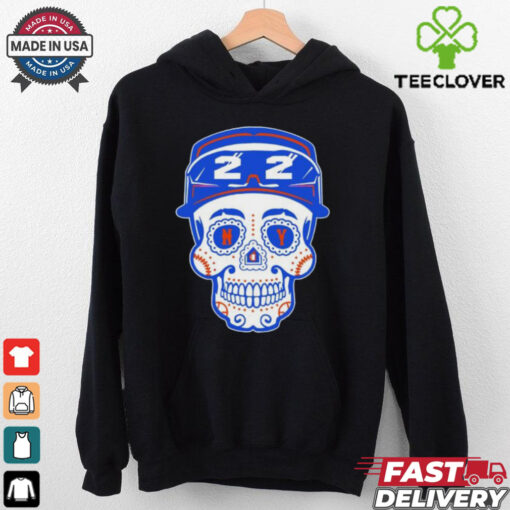 Juan Soto No. 22 welcome to Queens sugar skull shirt