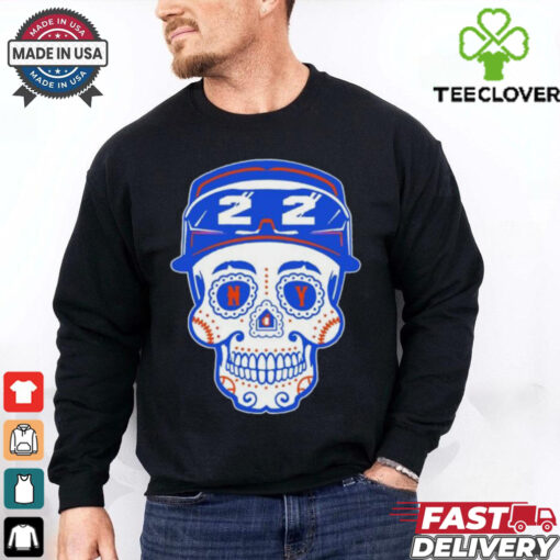 Juan Soto No. 22 welcome to Queens sugar skull shirt