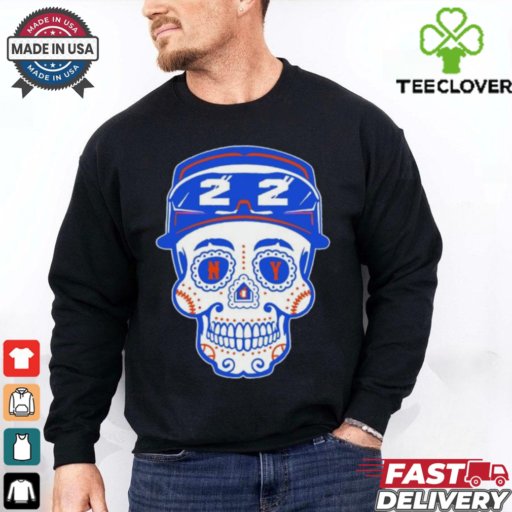 Juan Soto No. 22 welcome to Queens sugar skull shirt Juan Soto No. 22 welcome to Queens sugar skull shirt
