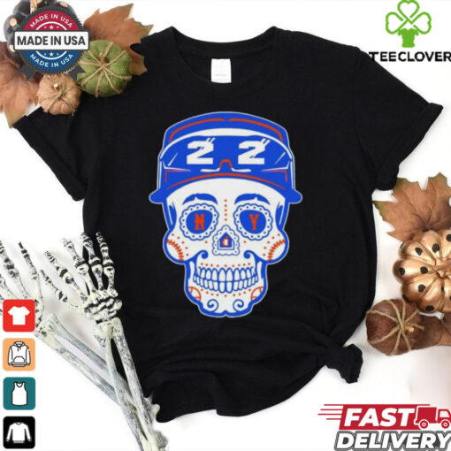 Juan Soto No. 22 welcome to Queens sugar skull shirt