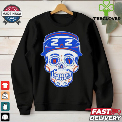 Juan Soto No. 22 welcome to Queens sugar skull shirt