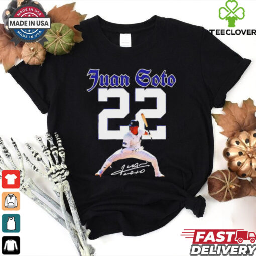 Juan Soto number 22 signature graphic shirt