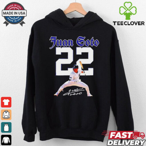 Juan Soto number 22 signature graphic shirt