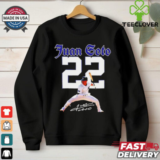 Juan Soto number 22 signature graphic shirt