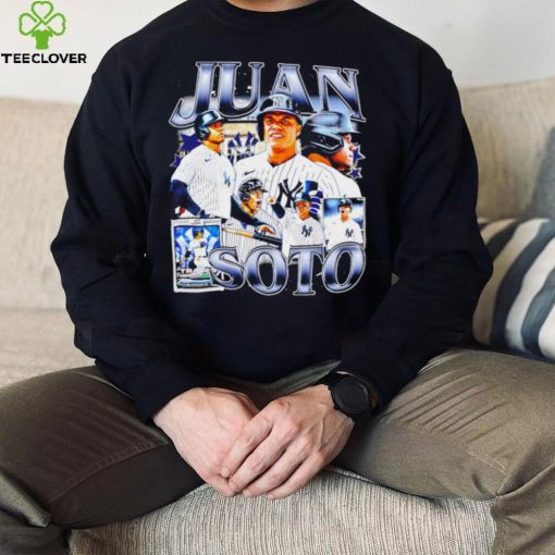 Juan Soto professional baseball outfielder for the New York Yankees portrait card hoodie, sweater, longsleeve, shirt v-neck, t-shirt