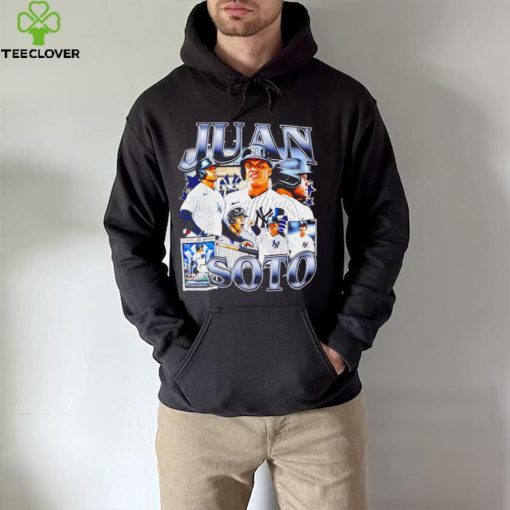 Juan Soto professional baseball outfielder for the New York Yankees portrait card hoodie, sweater, longsleeve, shirt v-neck, t-shirt