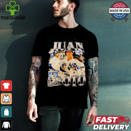 Juan Soto retro New York Yankees graphic shirt