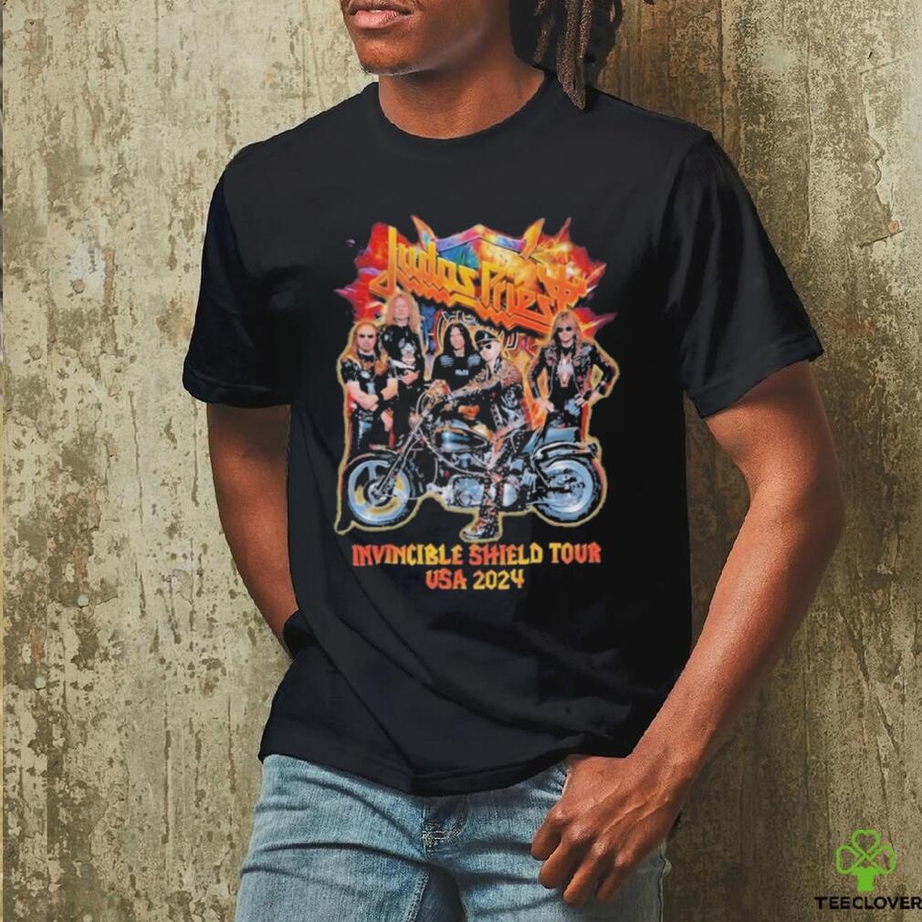 Judas Priest Invincible Shield Tour USA 2024 T Shirt Judas Priest Invincible Shield Tour USA 2024 T Shirt