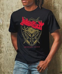 Judas Priest Red And Gold Invincible Shield Shirt