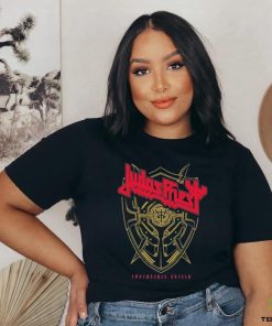 Judas Priest Red And Gold Invincible Shield Shirt