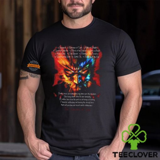 Judas Priest Redeemer Of Souls Tracklist 10th Anniversary Two Sides Print Classic T Shirt