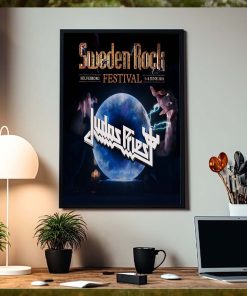 Judas Priest Sweden Rock Solvesborg Festival June 2024 Home Decor Poster Canvas