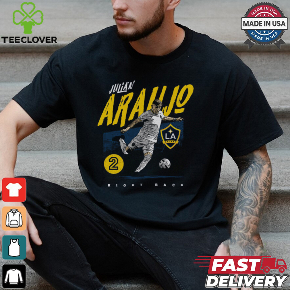 Julian Araujo LA Galaxy Grunge Shirt Julian Araujo LA Galaxy Grunge Shirt