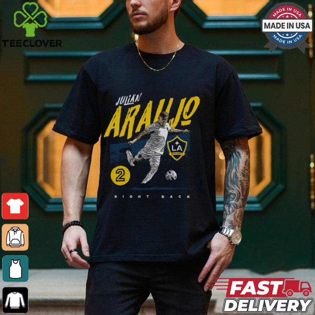Julian Araujo LA Galaxy Grunge Shirt Julian Araujo LA Galaxy Grunge Shirt
